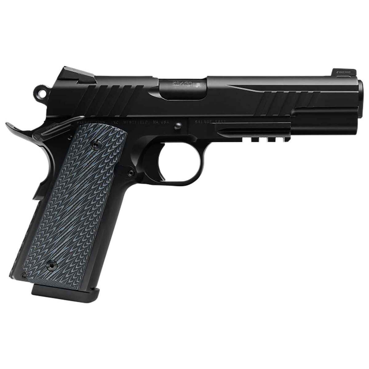 Savage Arms 1911 Government 45 Auto (ACP) 5in Black Nitride Pistol - 8+1 Rounds - Black Savage Arms 1911 Government 45 Auto (ACP) 5in Black Nitride Pistol - 8+1 Rounds - Black