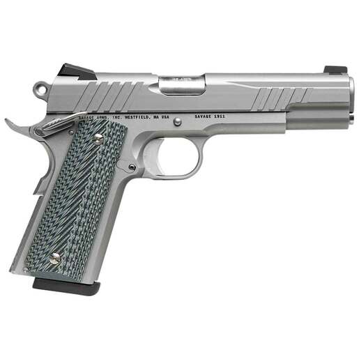 Savage Arms 1911 Government 45 Auto (ACP) 5in Stainless Steel Pistol - 8+1 Rounds - Gray image