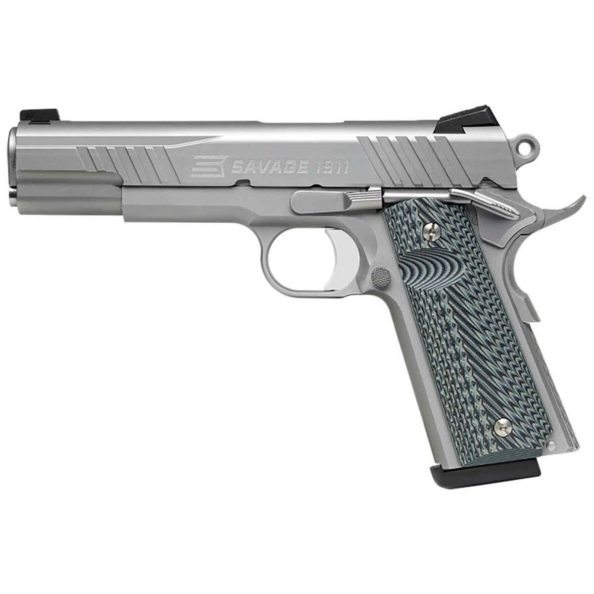 Savage Arms 1911 Government 45 Auto (ACP) 5in Stainless Steel Pistol - 8+1 Rounds - Gray Savage Arms 1911 Government 45 Auto (ACP) 5in Stainless Steel Pistol - 8+1 Rounds - Gray