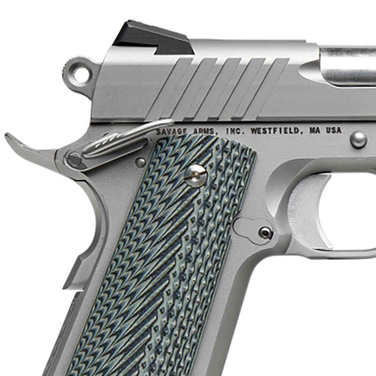 Savage Arms 1911 Government 9mm Luger 5in Stainless Steel Pistol - 10+1 Rounds - Gray Savage Arms 1911 Government 9mm Luger 5in Stainless Steel Pistol - 10+1 Rounds - Gray
