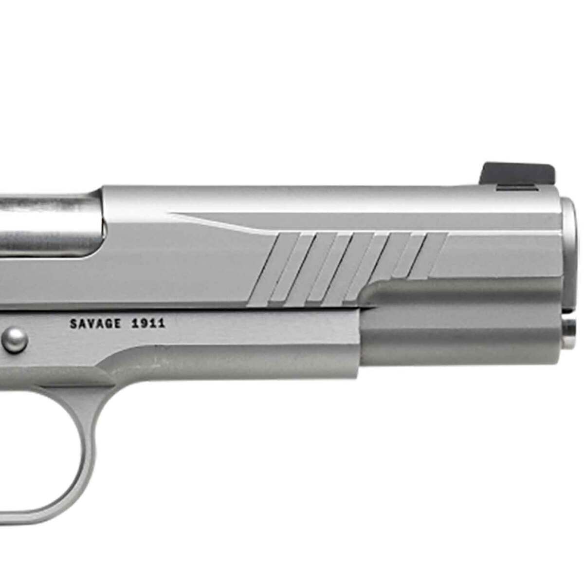 Savage Arms 1911 Government 9mm Luger 5in Stainless Steel Pistol - 10+1 Rounds - Gray Savage Arms 1911 Government 9mm Luger 5in Stainless Steel Pistol - 10+1 Rounds - Gray