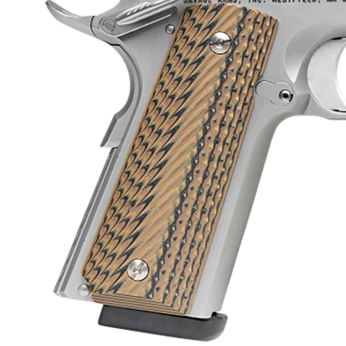 Savage Arms 1911 Government 9mm Luger 5in Stainless Steel Pistol - 10+1 Rounds - Gray Savage Arms 1911 Government 9mm Luger 5in Stainless Steel Pistol - 10+1 Rounds - Gray