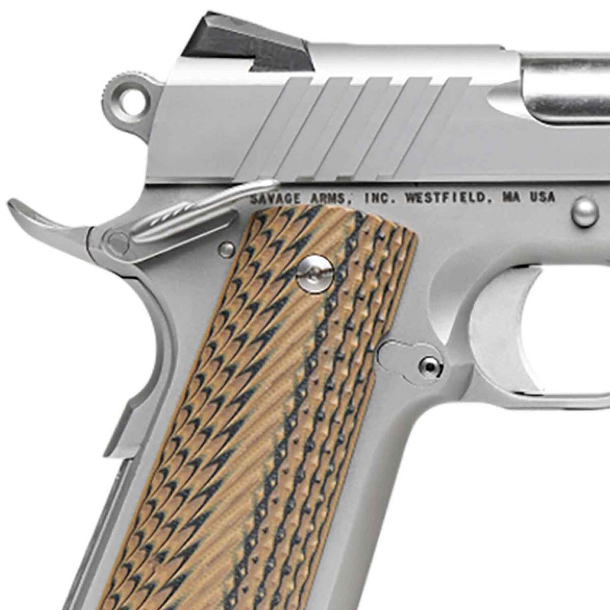 Savage Arms 1911 Government 9mm Luger 5in Stainless Steel Pistol - 10+1 Rounds - Gray Savage Arms 1911 Government 9mm Luger 5in Stainless Steel Pistol - 10+1 Rounds - Gray