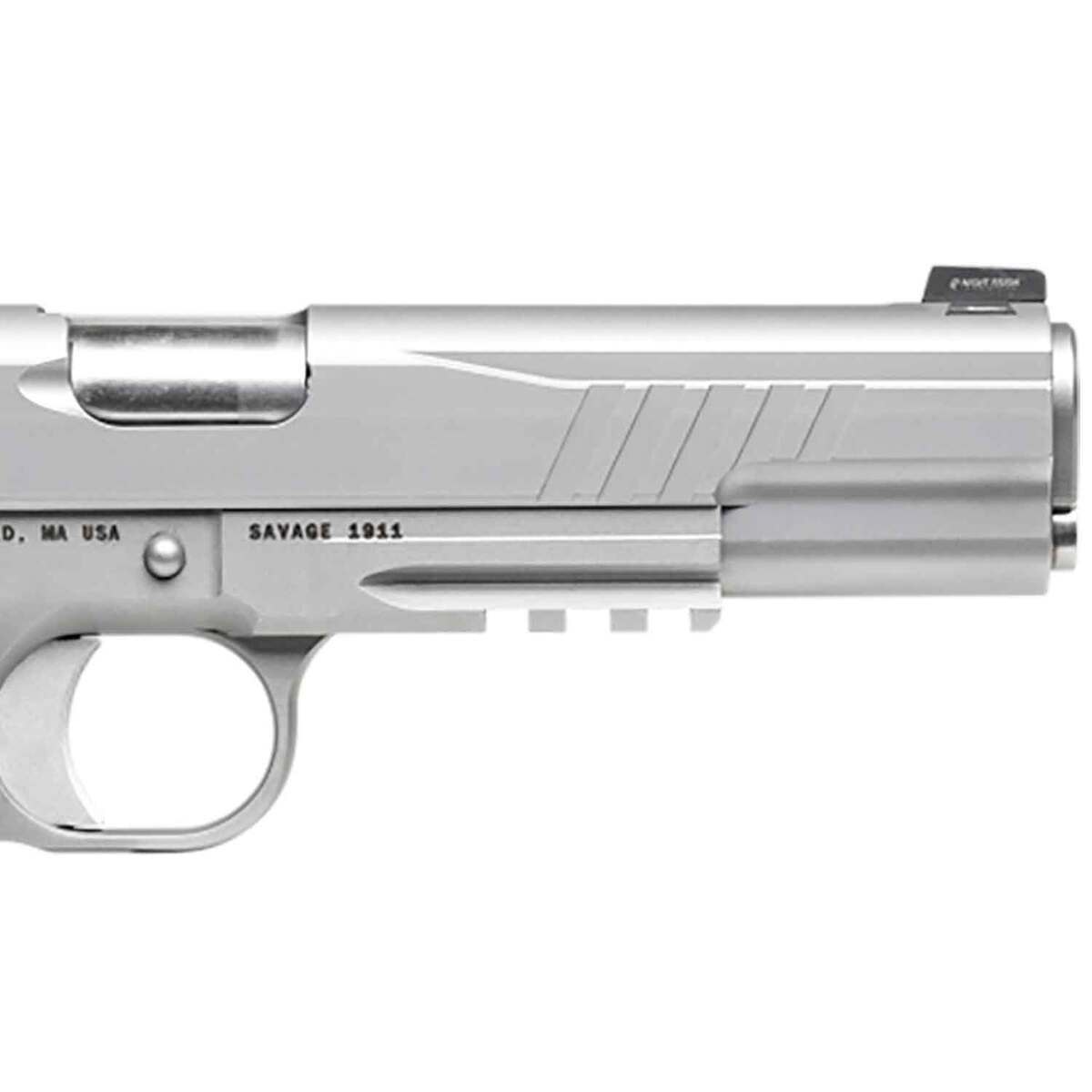 Savage Arms 1911 Government 9mm Luger 5in Stainless Steel Pistol - 10+1 Rounds - Gray Savage Arms 1911 Government 9mm Luger 5in Stainless Steel Pistol - 10+1 Rounds - Gray
