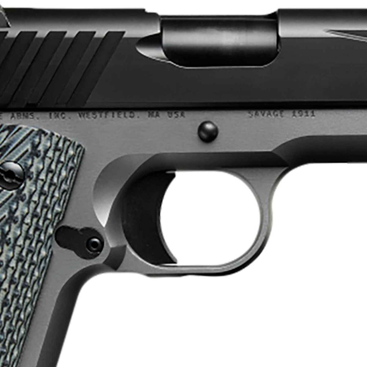 Savage Arms 1911 Government Two Tone 9mm Luger 5in Black Nitride Pistol - 10+1 Rounds - Gray Savage Arms 1911 Government Two Tone 9mm Luger 5in Black Nitride Pistol - 10+1 Rounds - Gray