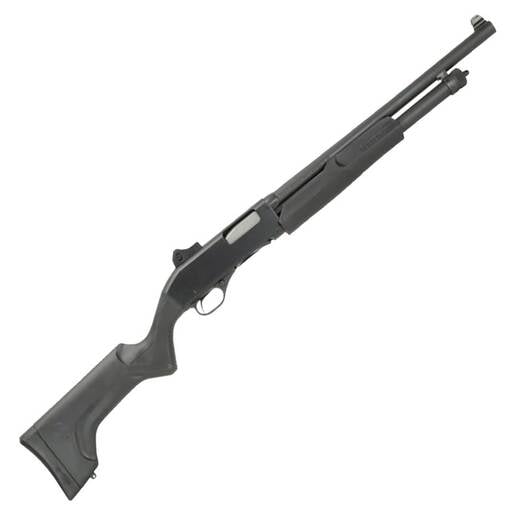 Savage Arms 320 Security Ghost Ring Matte Black 12 Gauge 3in Pump Shotgun - 18.5in - Black image