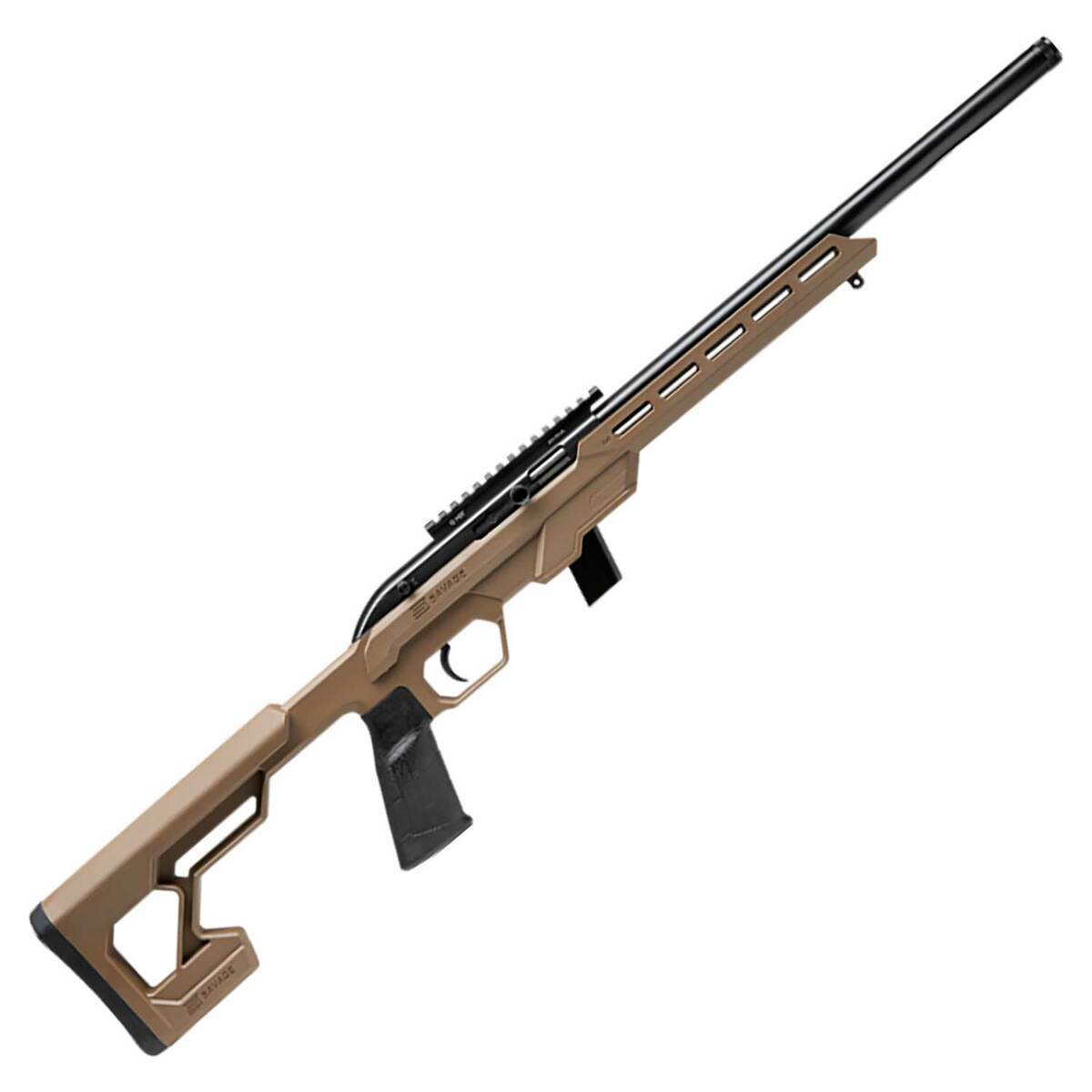 Savage Arms 64 Precision Matte Black Semi Automatic Rifle - 22 Long Rifle - 16.5in - Tan Savage Arms 64 Precision Matte Black Semi Automatic Rifle - 22 Long Rifle - 16.5in - Tan