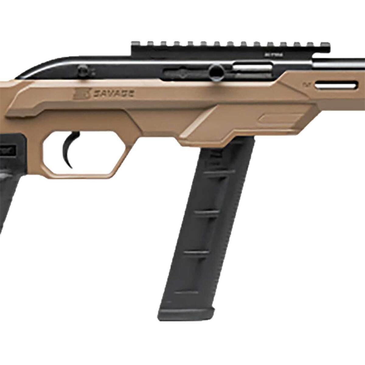 Savage Arms 64 Precision Matte Black Semi Automatic Rifle - 22 Long Rifle - 16.5in - Tan Savage Arms 64 Precision Matte Black Semi Automatic Rifle - 22 Long Rifle - 16.5in - Tan