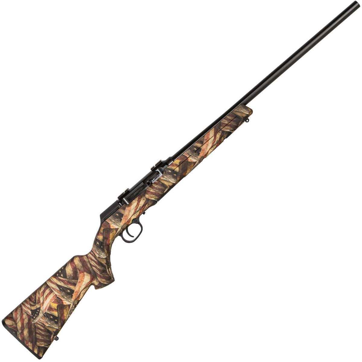Savage Arms A22 Flag/Black Semi Automatic Rifle - 22 Long Rifle - American Flag/Black Savage Arms A22 Flag/Black Semi Automatic Rifle - 22 Long Rifle - American Flag/Black