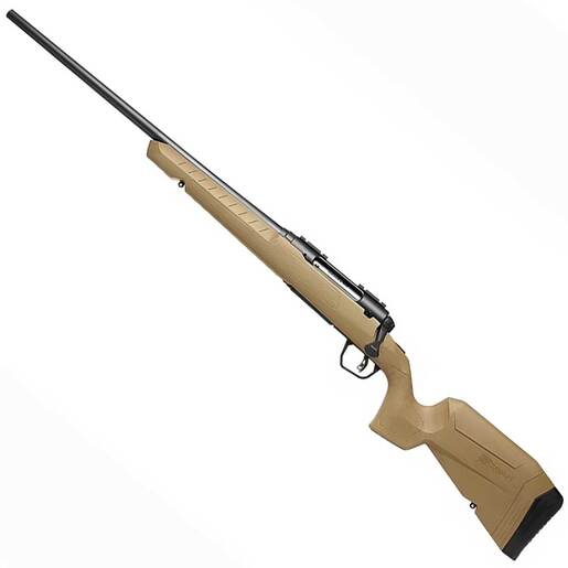Savage Arms Savage Arms Axis 2 Compact 243 Winchester Flat Dark Earth Left Hand Bolt Action Rifle - 20in - Brown