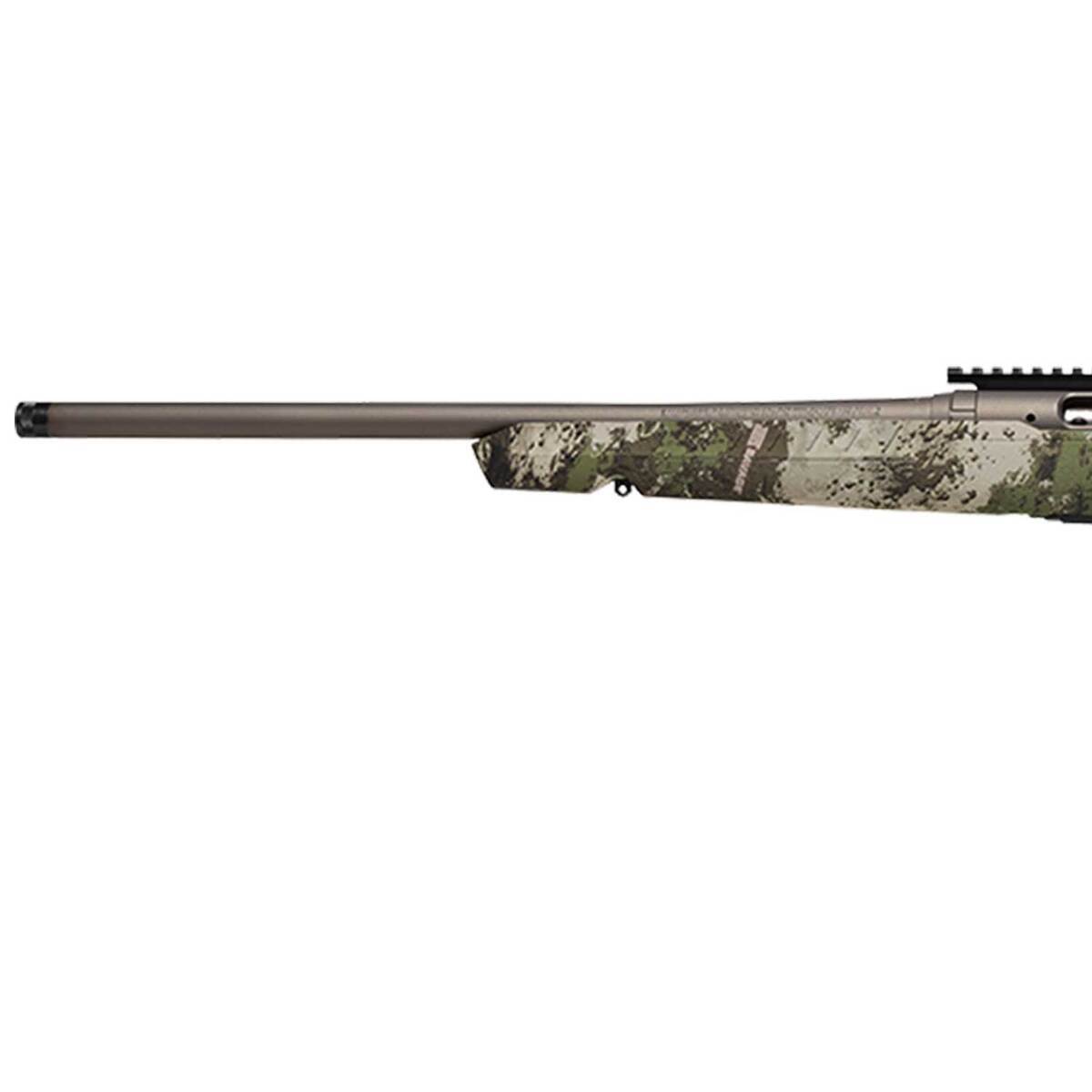 Savage Arms Axis 2 PRO 350 Legend Bronze Cerakote/Woodland Camo Left Hand Bolt Action Rifle - 18in - Woodland Camo Savage Arms Axis 2 PRO 350 Legend Bronze Cerakote/Woodland Camo Left Hand Bolt Action Rifle - 18in - Woodland Camo