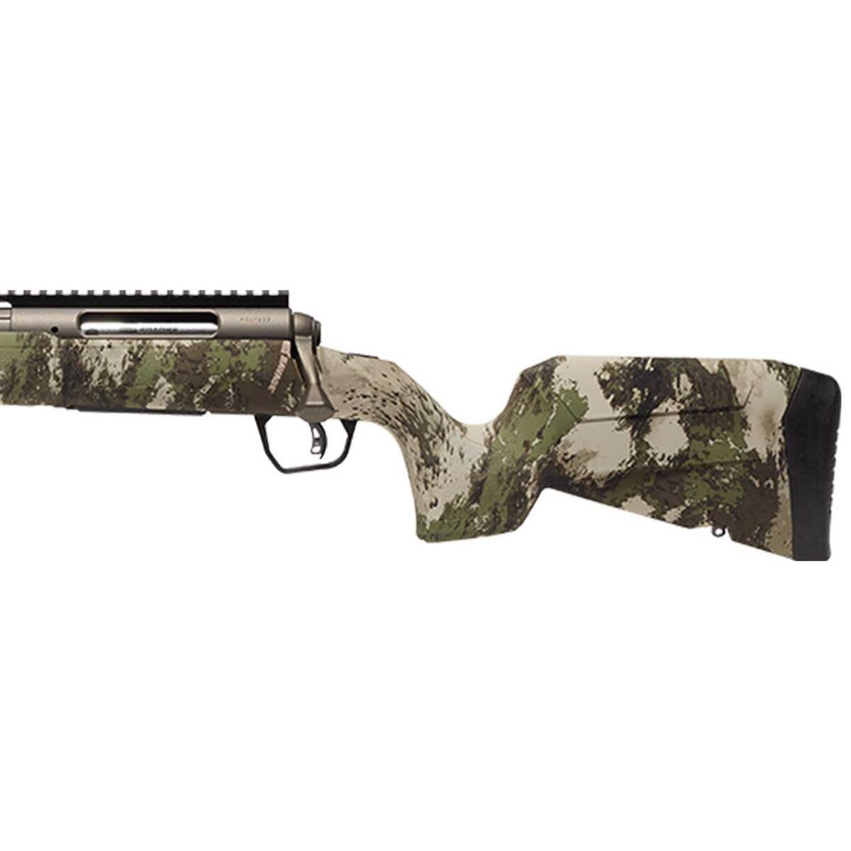 Savage Arms Axis 2 PRO Compact 223 Remington Bronze Cerakote/Woodland Camo Left Hand Bolt Action Rifle - 20in - Woodland Camo Savage Arms Axis 2 PRO Compact 223 Remington Bronze Cerakote/Woodland Camo Left Hand Bolt Action Rifle - 20in - Woodland Camo