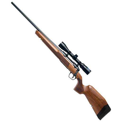 Savage Arms Savage Arms Axis 2 XP Hardwood 223 Remington Matte Black/Hardwood Left Hand Bolt Action Rifle - 22in - Brown
