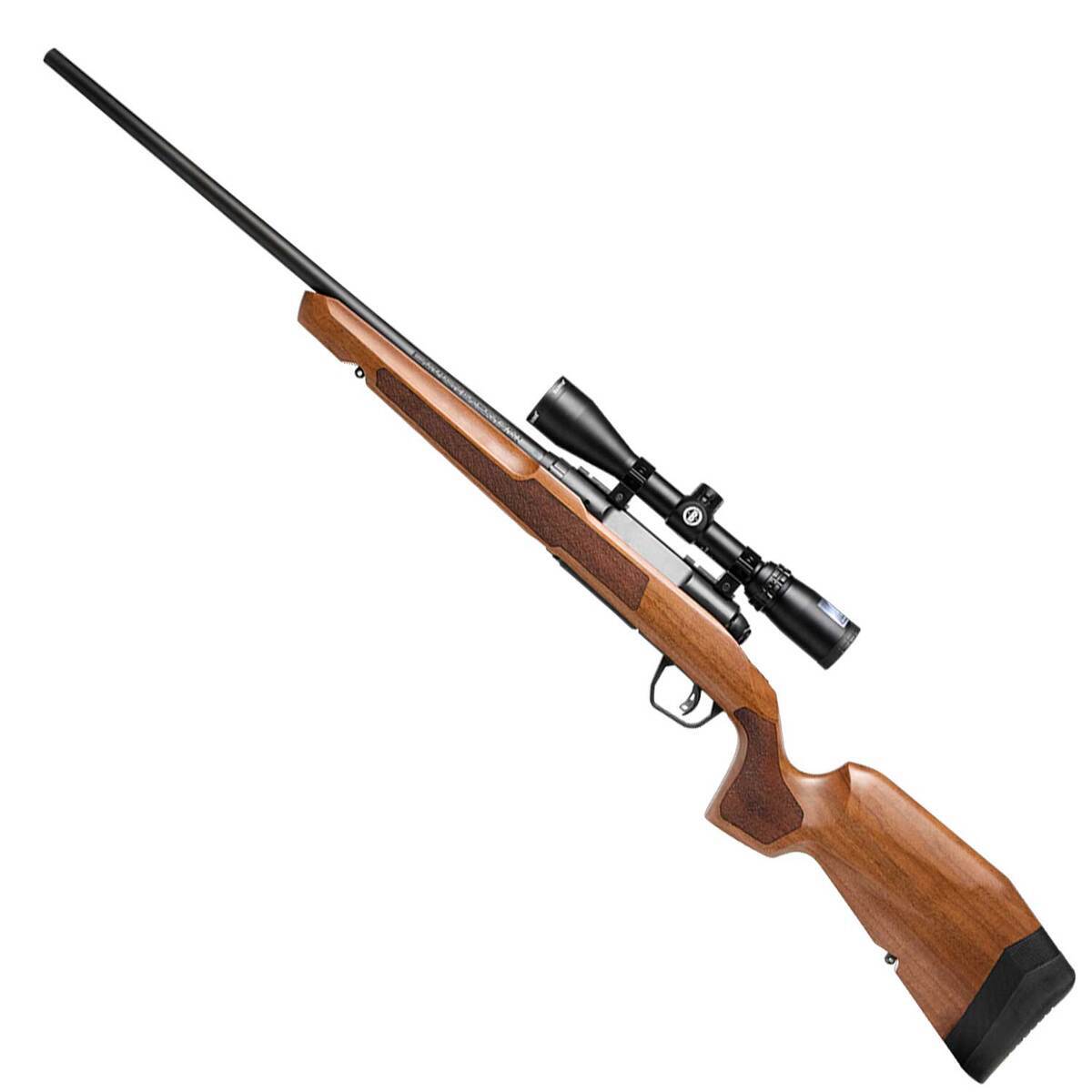 Savage Arms Axis 2 XP Hardwood 308 Winchester Matte Black Bolt Action Rifle - 22in - Brown Savage Arms Axis 2 XP Hardwood 308 Winchester Matte Black Bolt Action Rifle - 22in - Brown