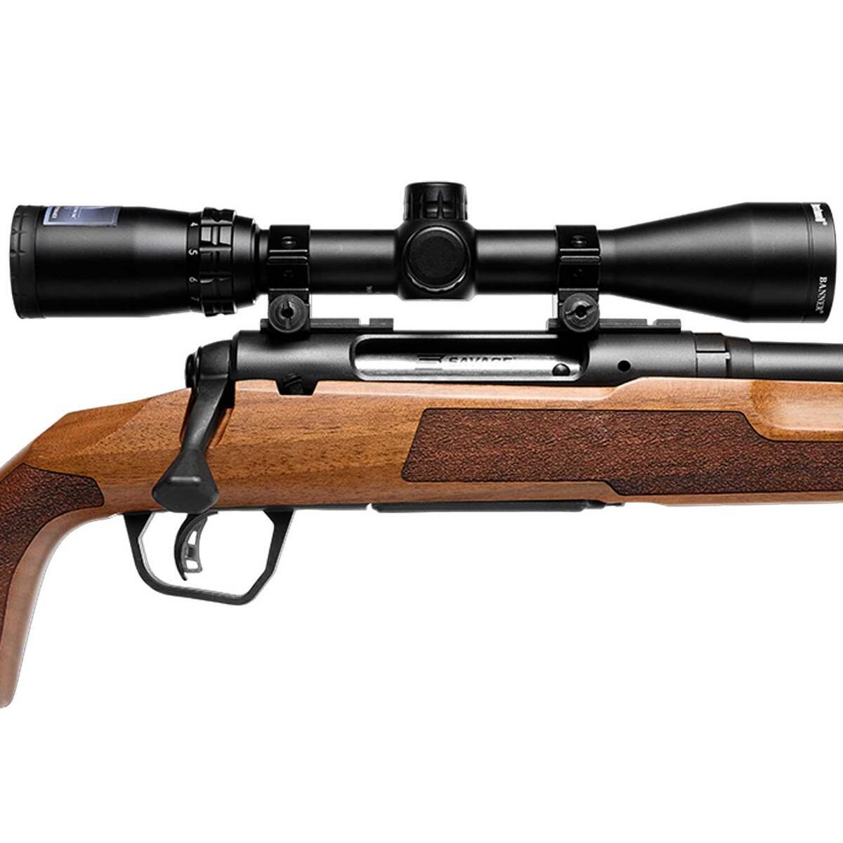 Savage Arms Axis 2 XP Hardwood 308 Winchester Matte Black Bolt Action Rifle - 22in - Brown Savage Arms Axis 2 XP Hardwood 308 Winchester Matte Black Bolt Action Rifle - 22in - Brown