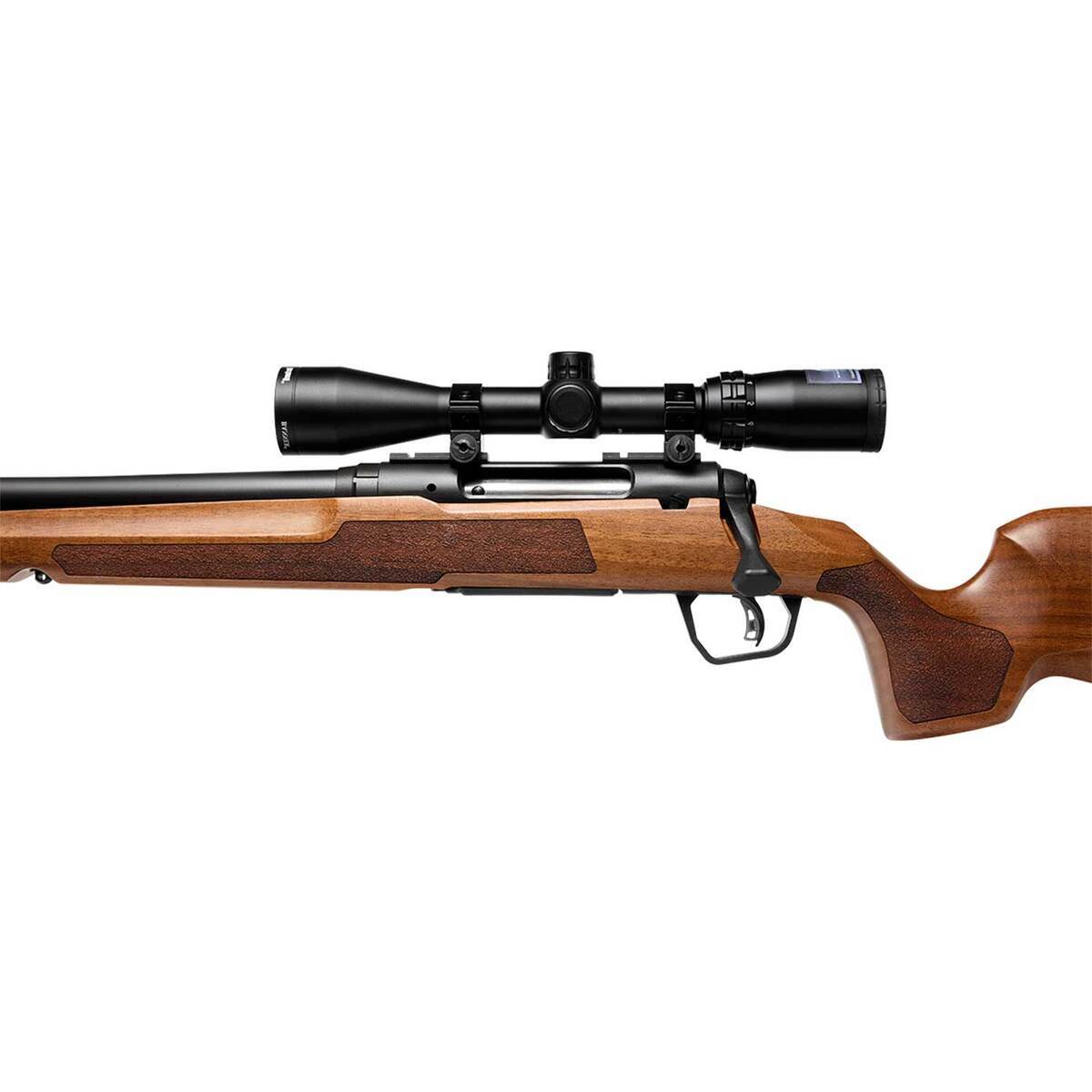 Savage Arms Axis 2 XP Hardwood 308 Winchester Matte Black/Hardwood Left Hand Bolt Action Rifle - 22in - Brown Savage Arms Axis 2 XP Hardwood 308 Winchester Matte Black/Hardwood Left Hand Bolt Action Rifle - 22in - Brown