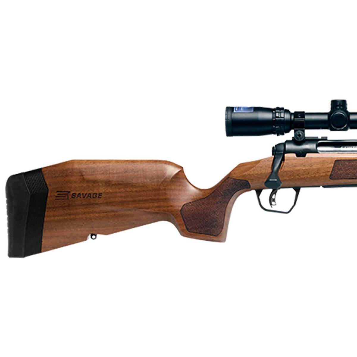 Savage Arms Axis 2 XP Hardwood 7mm-08 Remington Matte Black/Hardwood Bolt Action Rifle - 22in - Brown Savage Arms Axis 2 XP Hardwood 7mm-08 Remington Matte Black/Hardwood Bolt Action Rifle - 22in - Brown