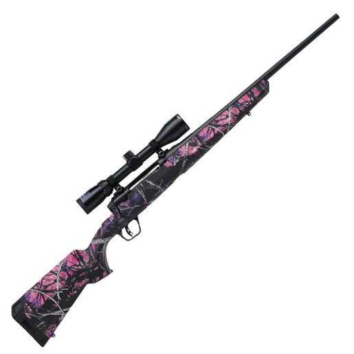 Savage Arms Axis II XP Compact Matte Black Bolt Action Rifle - 6.5 Creedmoor - 20in - Camo image