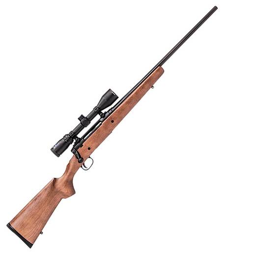 Savage Arms Axis II XP Matte Black/Hardwood Bolt Action Rifle - 6.5 Creedmoor - 22in - Brown image