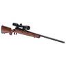 Savage Arms Axis II XP Matte Black/Hardwood Bolt Action Rifle - 7mm-08 Remington - 22in - Brown