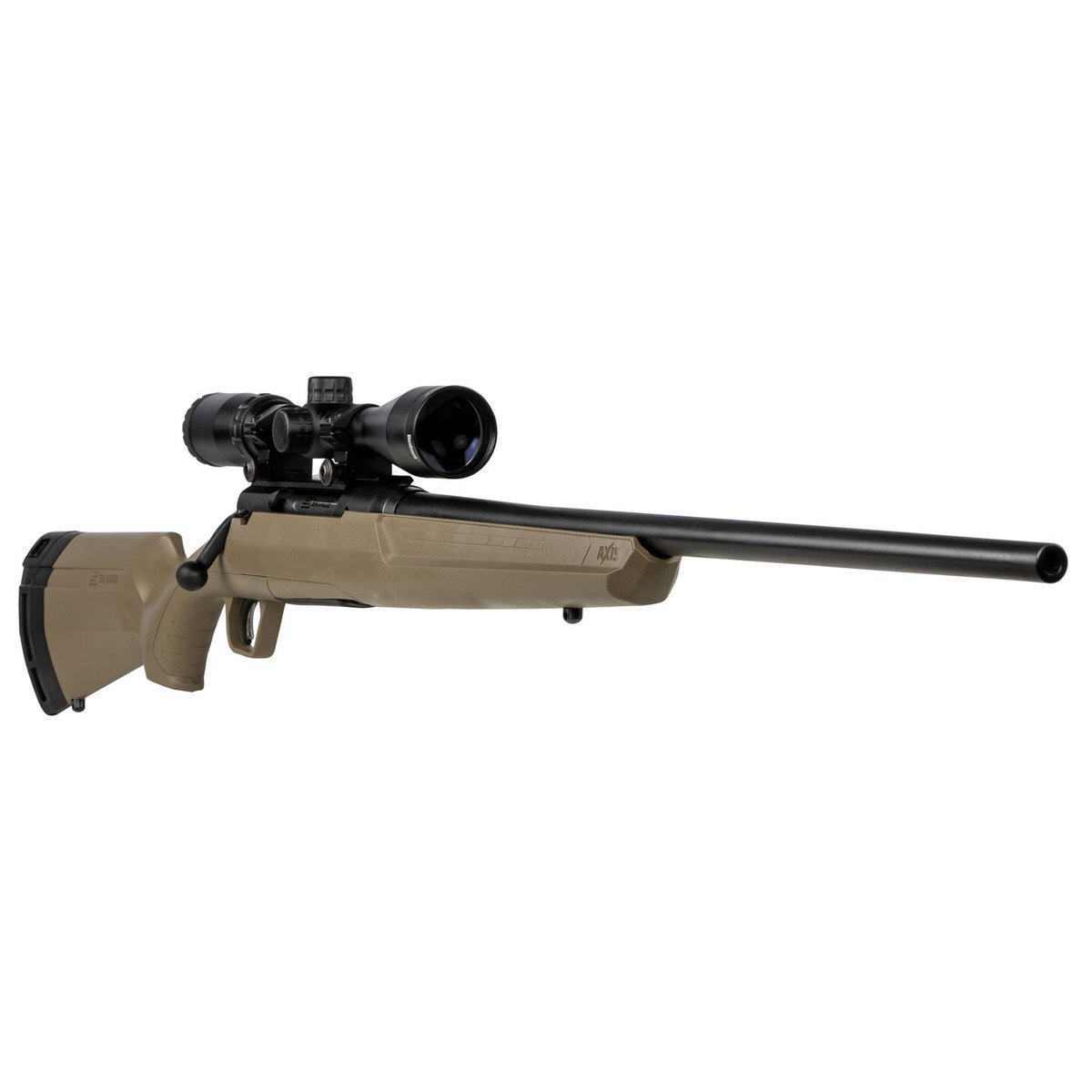Savage Arms Axis II XP Scoped 270 Winchester Black/FDE Bolt Action Rifle - Flat Dark Earth Savage Arms Axis II XP Scoped 270 Winchester Black/FDE Bolt Action Rifle - Flat Dark Earth