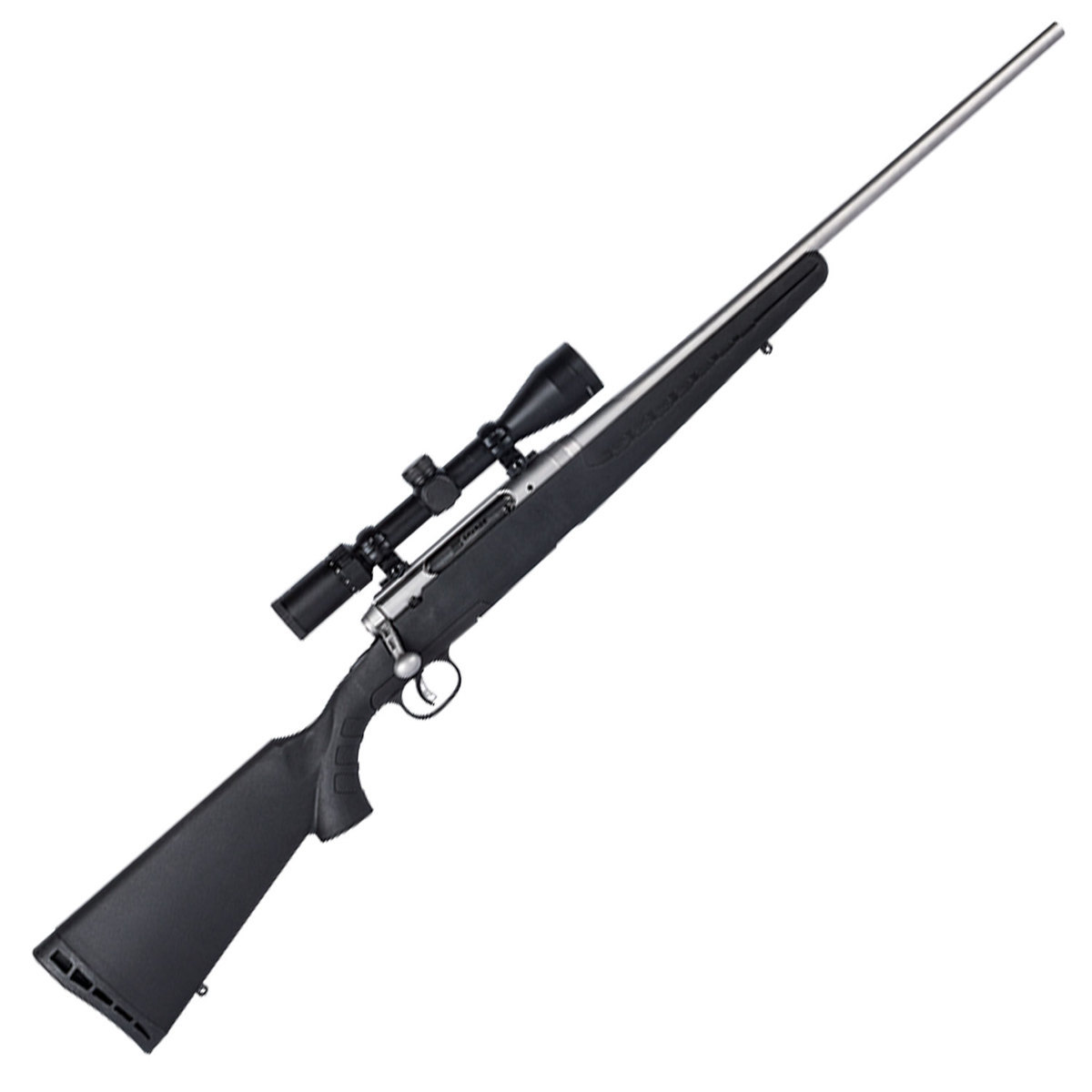 Savage Arms Axis II XP Scoped Stainless/Black Bolt Action Rifle - 280 Ackley Improved - Matte Black Savage Arms Axis II XP Scoped Stainless/Black Bolt Action Rifle - 280 Ackley Improved - Matte Black