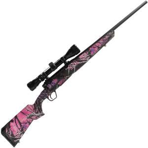 Savage Arms Axis XP Camo - Compact With Weaver Scope Black/Muddy Girl Bolt Action Rifle - 223 Remington