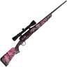 Savage Arms Axis XP Camo - Compact With Weaver Scope Black/Muddy Girl Bolt Action Rifle - 243 Winchester