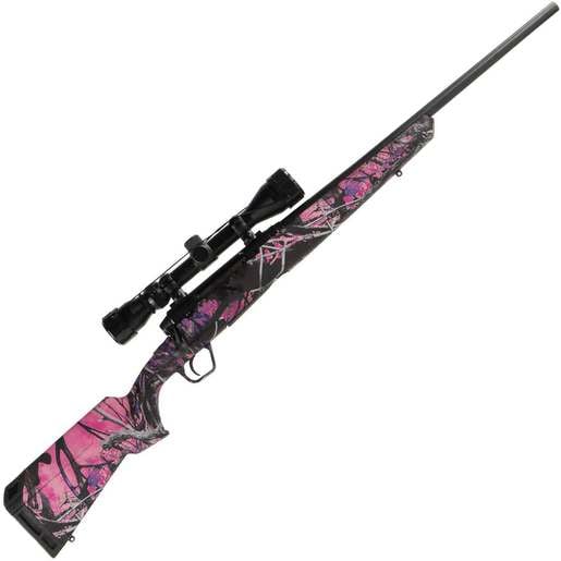 Savage Arms Axis XP Camo - Compact With Weaver Scope Black/Muddy Girl Bolt Action Rifle - 7mm-08 Remington image