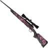 Savage Arms Axis XP Camo - Compact With Weaver Scope Black/Muddy Girl Bolt Action Rifle - 7mm-08 Remington