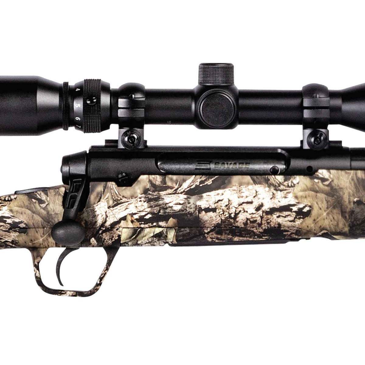 Savage Arms Axis XP Scoped Black/Camo Bolt Action Rifle - 350 Legend - Mossy Oak Break-Up Country Savage Arms Axis XP Scoped Black/Camo Bolt Action Rifle - 350 Legend - Mossy Oak Break-Up Country