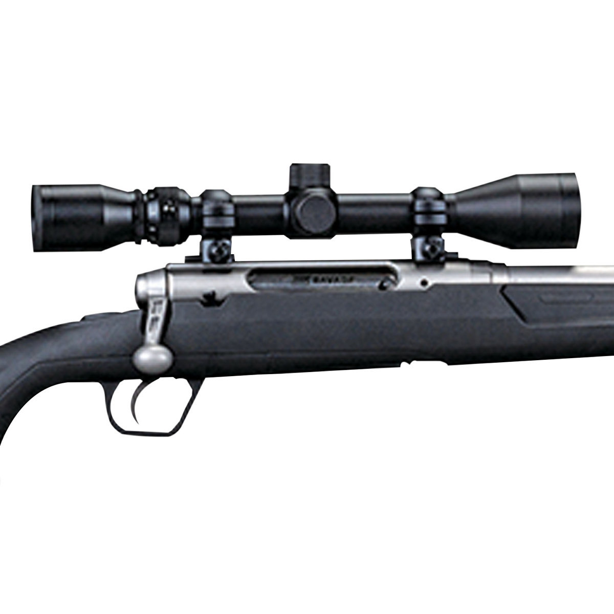 Savage Arms Axis XP Scoped Stainless/Black Bolt Action Rifle - 22-250 Remington - Matte Black Savage Arms Axis XP Scoped Stainless/Black Bolt Action Rifle - 22-250 Remington - Matte Black