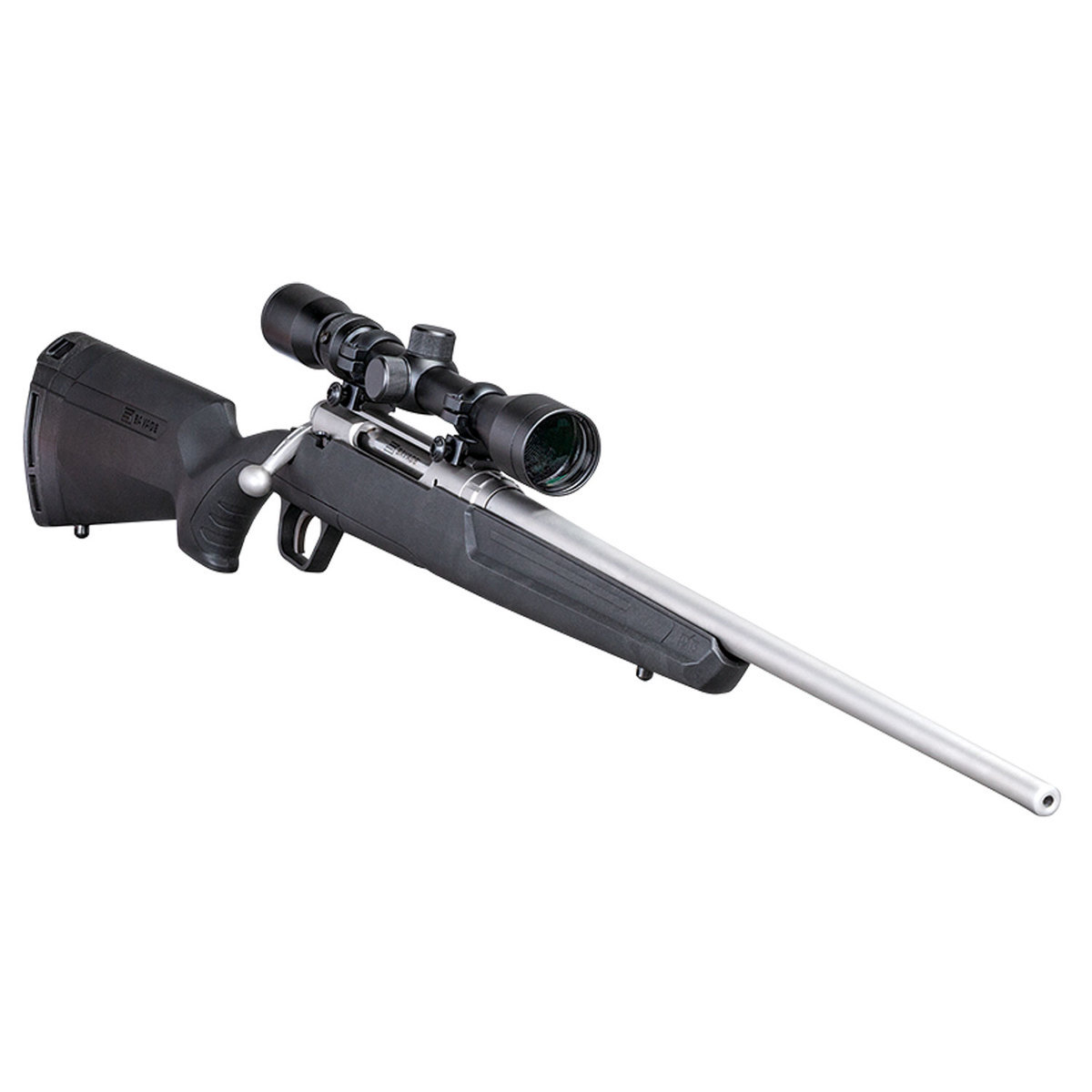 Savage Arms Axis XP Scoped Stainless/Black Bolt Action Rifle - 223 Remington - Matte Black Savage Arms Axis XP Scoped Stainless/Black Bolt Action Rifle - 223 Remington - Matte Black