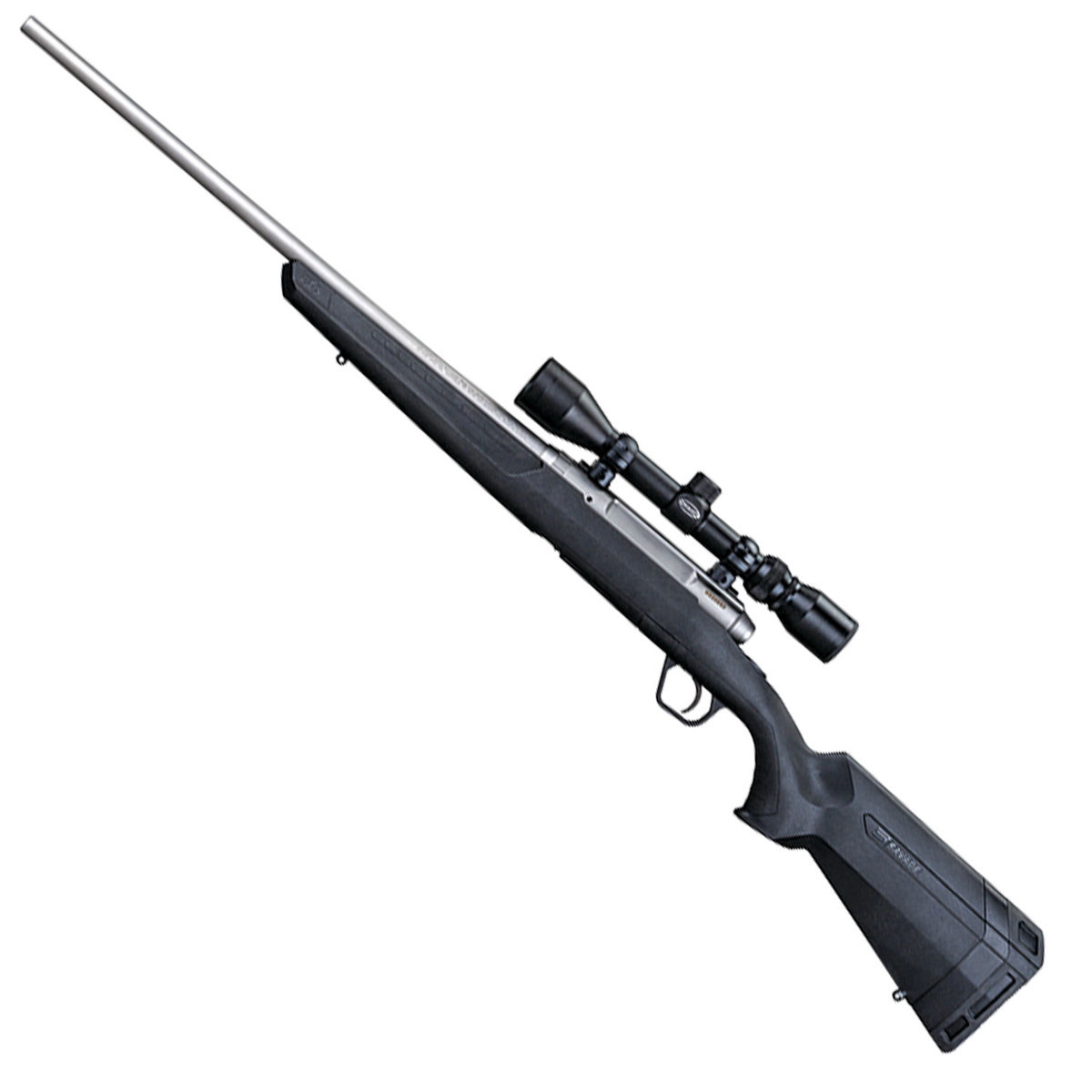 Savage Arms Axis XP Scoped Stainless/Black Bolt Action Rifle - 243 ...