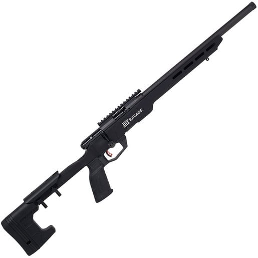 Savage Arms B17 Precision Black Bolt Action Rifle - 17 HMR - Black image