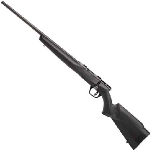 Savage B22 Magnum F 22 WMR (22 Mag) Blued Left Hand Bolt Action Rifle – 21in – Black