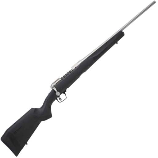 Savage Arms 110 Lightweight Storm Matte Stainless Steel Bolt Action Rifle - 243 Winchester - 20in - Black image