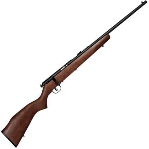 Savage Arms Mark I G Blued Bolt Action Rifle - 22 Long Rifle - 21in - Brown image