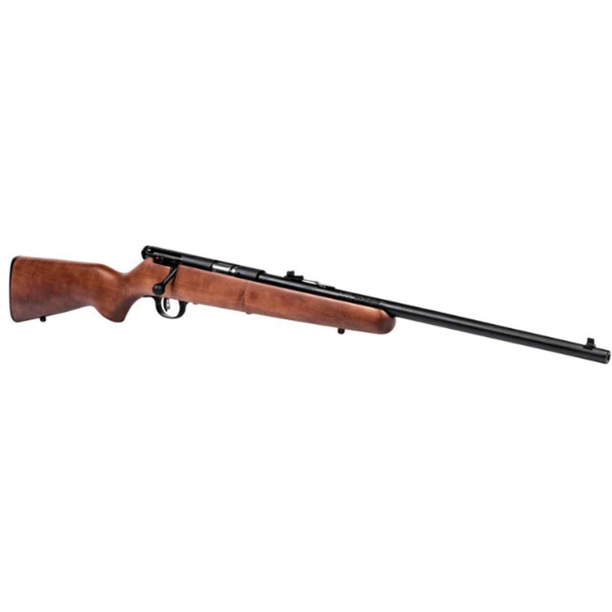 Savage Arms Mark I G Compact Satin Blued Bolt Action Rifle - 22 Long Rifle - 19in - Brown Savage Arms Mark I G Compact Satin Blued Bolt Action Rifle - 22 Long Rifle - 19in - Brown