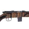 Savage Arms Mark II Minimalist Matte Black Bolt Action Rifle - 22 WMR (22 Mag) - 18in - Brown