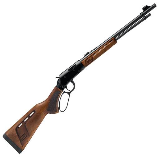 Savage Arms Revel DLX 22 Long Rifle Black Satin/Walnut Lever Action Rifle – 18in – Brown