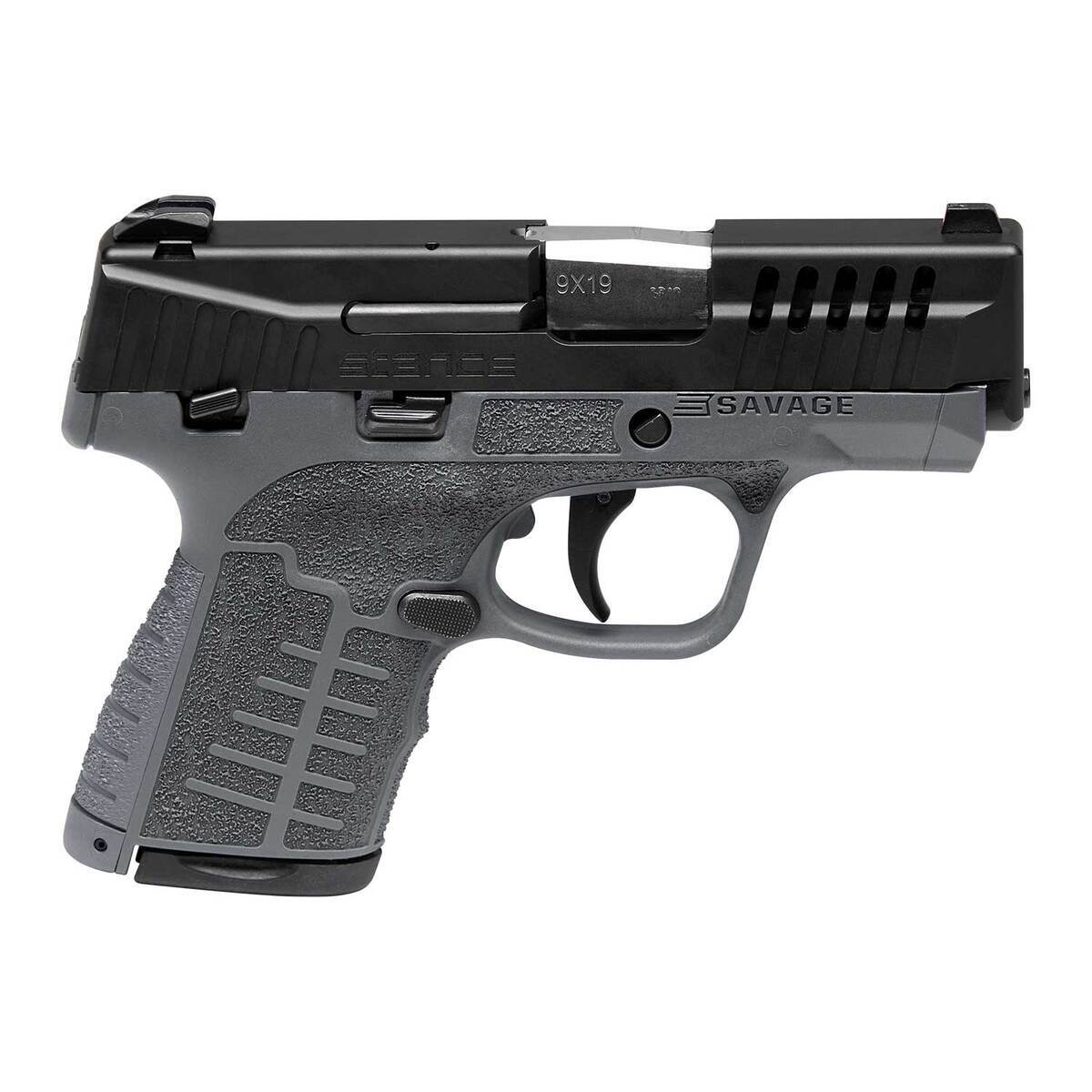 Savage Arms Savage Stance 9mm Luger 3.2in Gray Pistol - 8+1 Rounds - Gray Savage Arms Savage Stance 9mm Luger 3.2in Gray Pistol - 8+1 Rounds - Gray