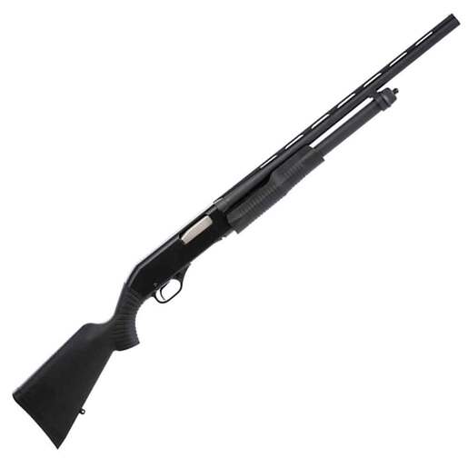 Savage Arms Stevens 320 Field Compact 20 Gauge 3in Blued/Matte Black Pump Shotgun – 22in – Black