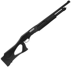 Savage Arms Stevens 320 Security Matte Black 12 Gauge 3in Pump Action Shotgun - 18.5in