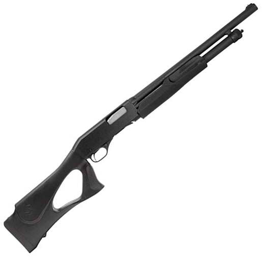 Savage Arms Stevens 320 Security Matte Black 20 Gauge 3in Pump Action Shotgun - 18.5in - Black image
