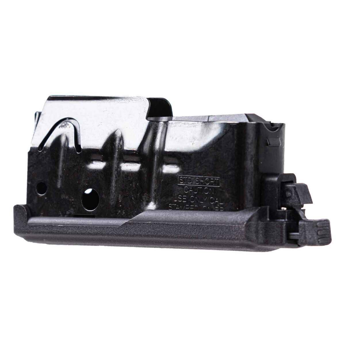 Savage Arms Axis 243 Winchester Rifle Magazine - 4 Rounds - Gray Savage Arms Axis 243 Winchester Rifle Magazine - 4 Rounds - Gray