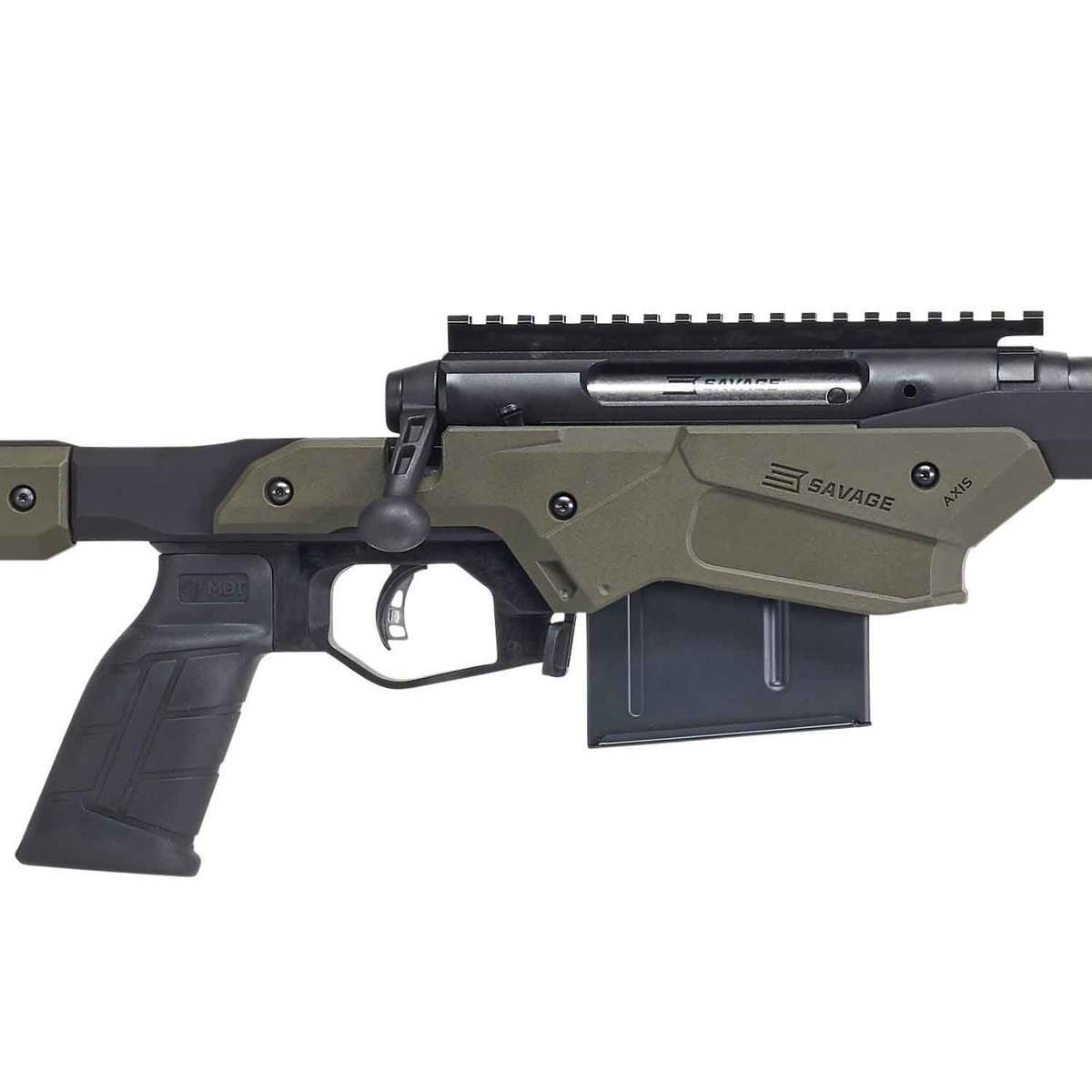 Savage Axis II Precision OD Green/Matte Black Bolt Action Rifle - 243 Winchester - OD Green Savage Axis II Precision OD Green/Matte Black Bolt Action Rifle - 243 Winchester - OD Green