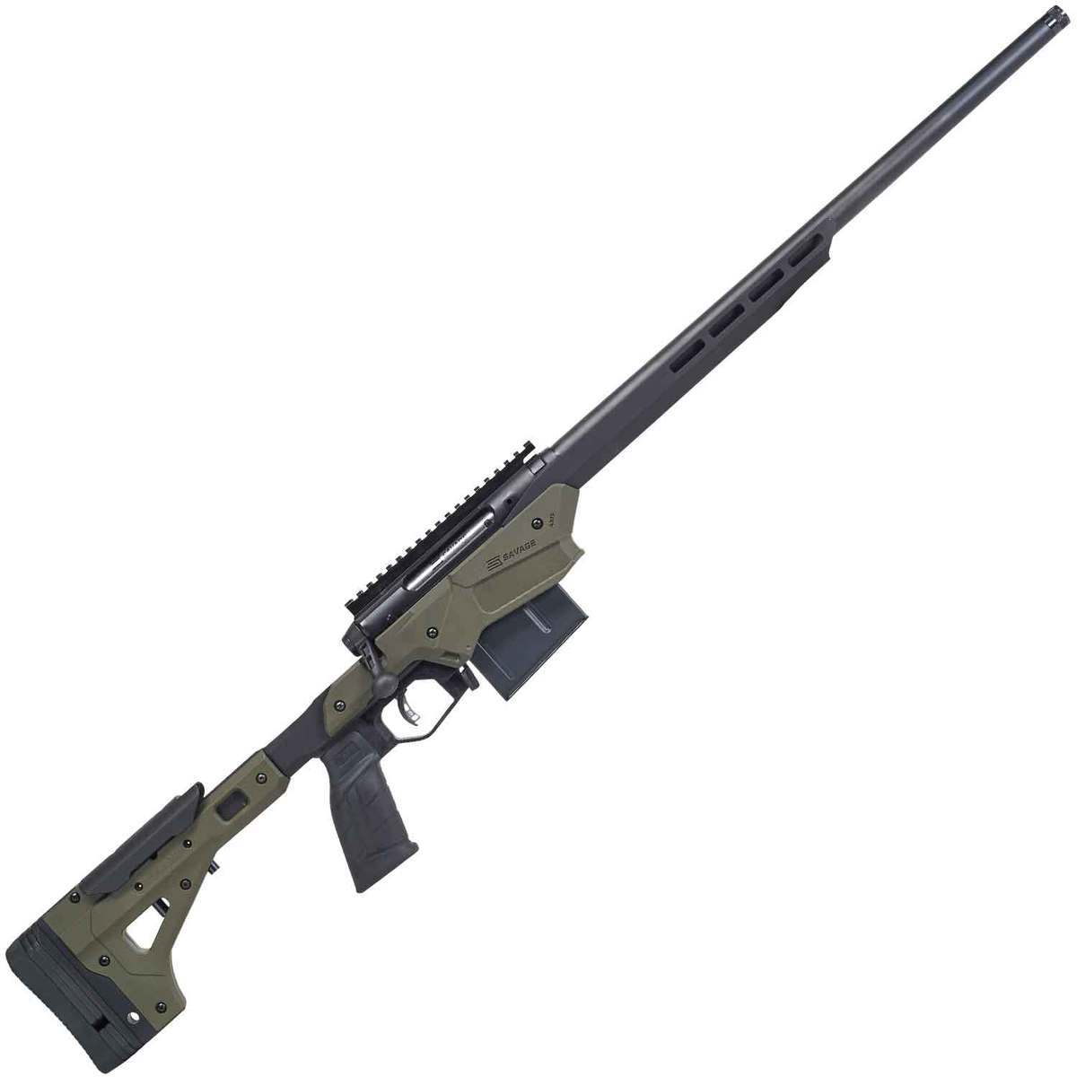 Savage Axis II Precision OD Green/Matte Black Bolt Action Rifle - 6.5 Creedmoor Savage Axis II Precision OD Green/Matte Black Bolt Action Rifle - 6.5 Creedmoor