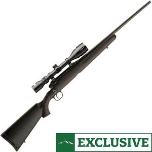 Savage Axis XP Scope Combo Bushnell 4-12x40mm Matte Black Bolt Action Rifle -  243 Winchester