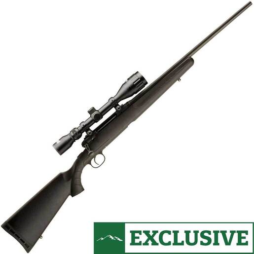 Savage Axis XP Scope Combo Bushnell 4-12x40mm Matte Black Bolt Action Rifle -  243 Winchester - Matte Black image